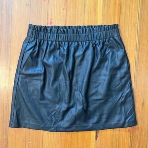 LOFT Black Mini Skirt